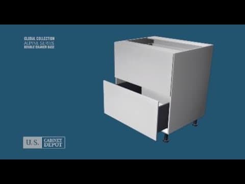 Alpine Series: Double Drawer Base