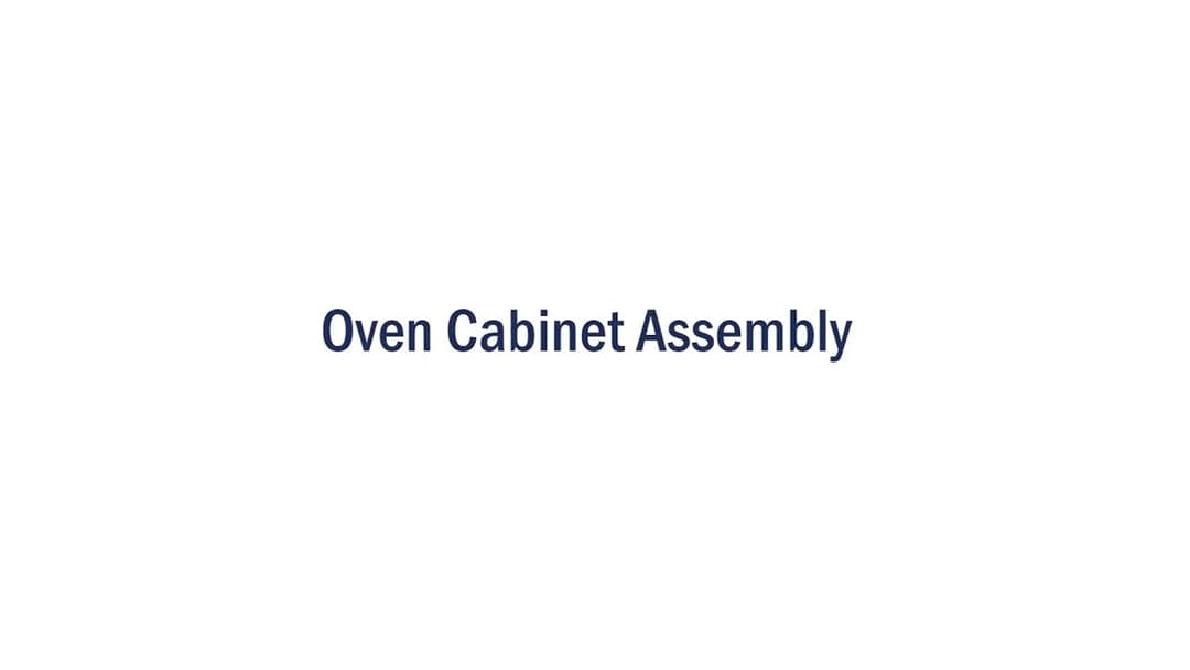 Oven Cabinet Assembly